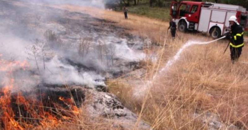 С 10 пожара са се борили видински огнеборци на вчерашния