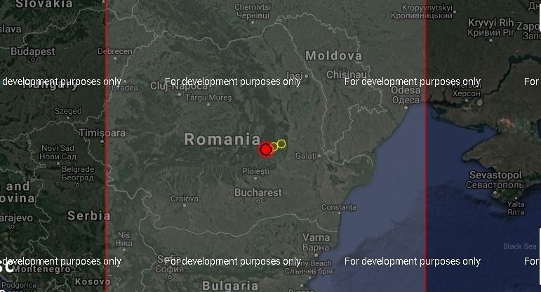 Земетресението, което разлюля Румъния тази нощ, е било усетено от