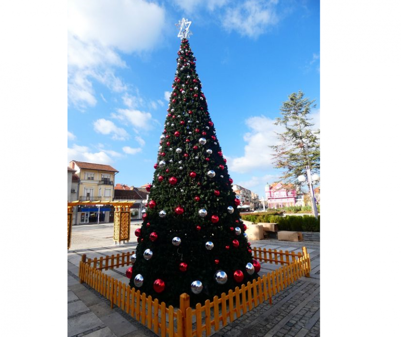 На 1 декември ще грейнат светлините на коледната елха в