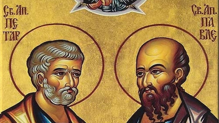 Българите вярват че светците Петър и Павел са братя близнаци