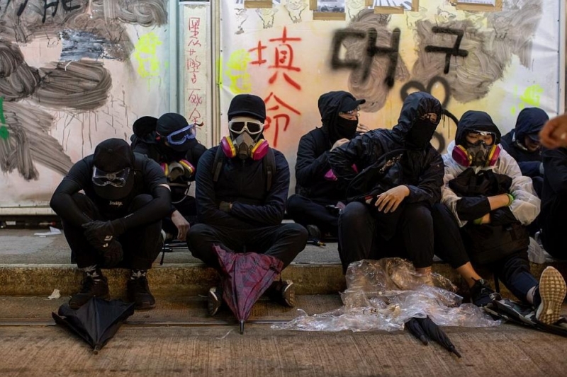 При протестите през последните шест месеца хонконгската полиция е извършила
