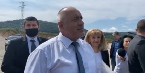 Министър председателят Бойко Борисов инспектира реконструкцията на международния път Е 79 край Мездра