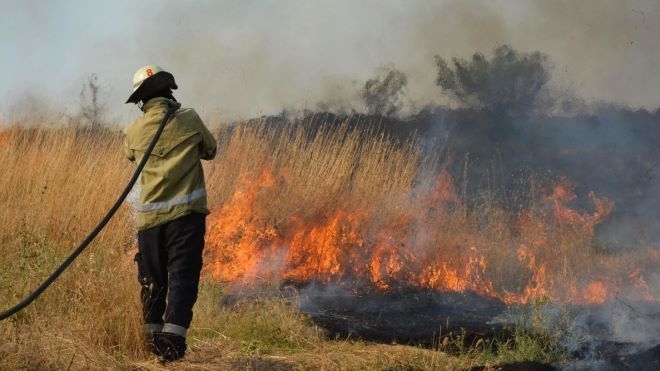 Пожар е пламнал в покрайнините на Монтана съобщиха от Областната