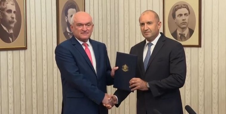 Кандидат премиерът Димитър Главчев представи пред президента състава на новия Министерски