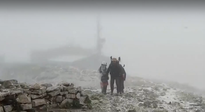 След Алпите сняг и на връх Мусала Първите снежинки