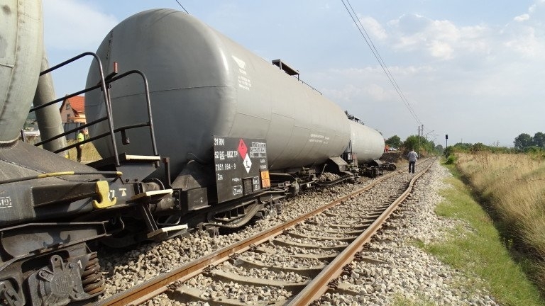 За инцидент с товарен влак между Образцов Чифлик и Ветово
