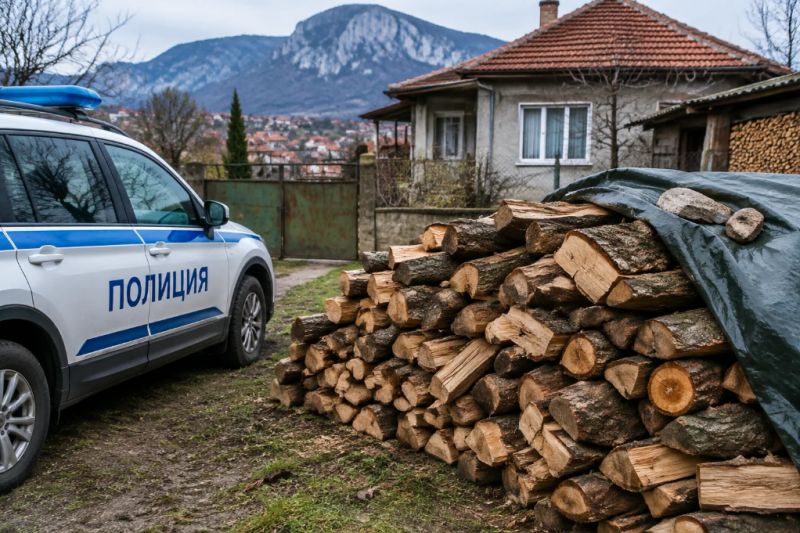 В началото на отоплителния сезон: Ченгета тарашиха къщи в Монтанско за незаконни дърва, спипаха 10 нарушителя