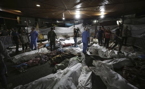 Ситуацията в болницата Камал Адван в северната част на Газа