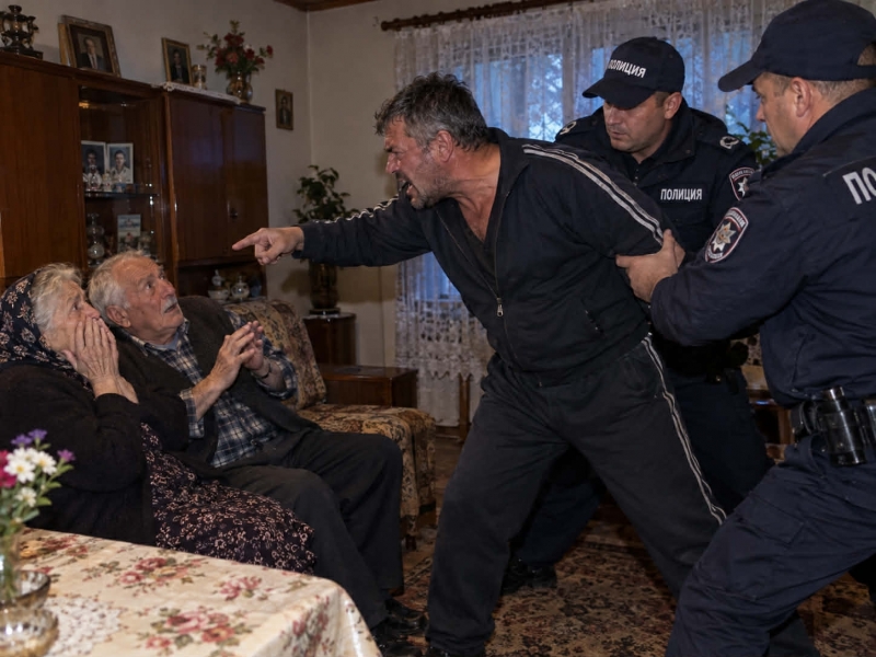 Какво се случва в Монтанско?! Пиян заплаши с убийство леля си и съпруга ѝ пред полицаи, арестуваха го