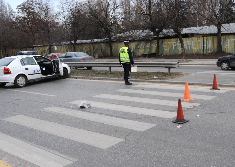 Шофьор е блъснал пешеходец в Русе и е избягал от произшествието