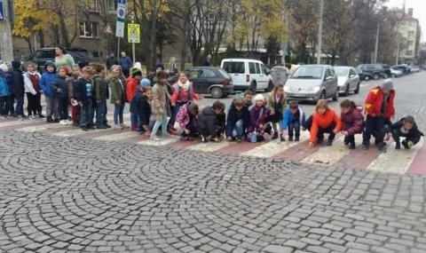 Грозна сцена се е разиграла днес на софийски булевард твърди