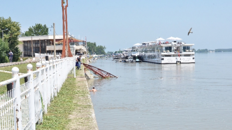 Рязко се повиши нивото на Дунав в началото на българския