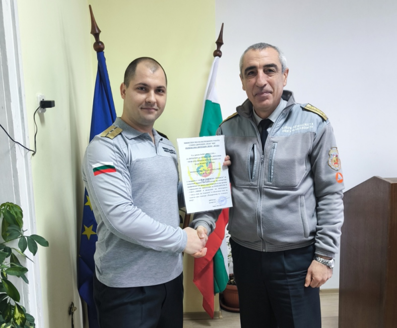 Традиционно и тази година бе проведен конкурсът Пожарникар на годината