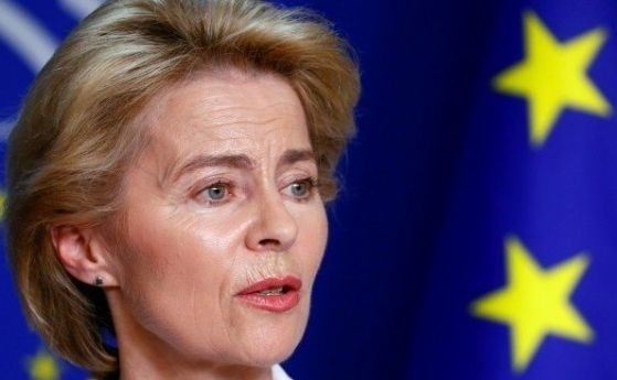 В извънредно съобщение тази нощ председателят на ЕК Урсула фон