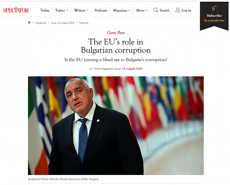 Британското издание spectator co uk публикува убийствен анализ на случващото се в