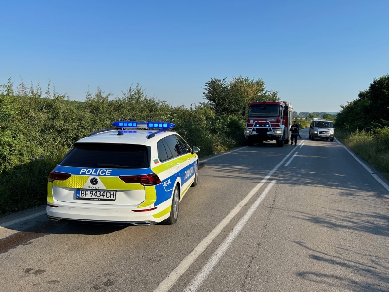 Тежка катастрофа е станала край Враца видя само репортер на