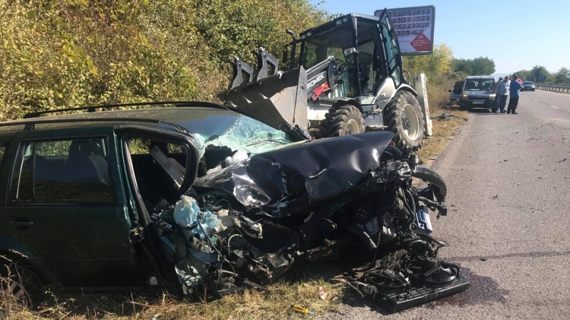 Катастрофа стана на пътя Стара Загора Казанлък в понеделник