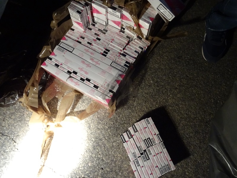 Полицията във Видин е заловила контрабандист на цигари след бясна