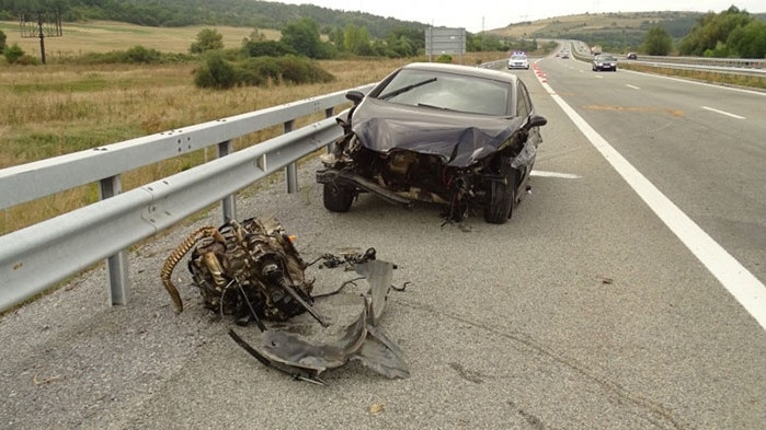 Шофьор самокатастрофира в Монтанско научи BulNews Пътният инцидент е станал на