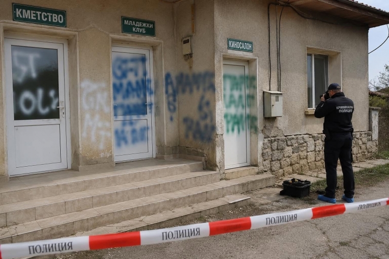 Нагъл акт на вандализъм разтърси видинското село Връв Неизвестни лица