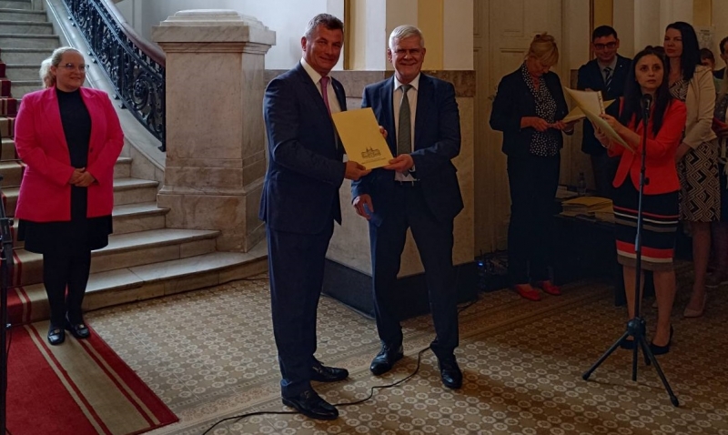 Днес 06 07 2023 г на официална церемонения в МЗХ г н Кирил