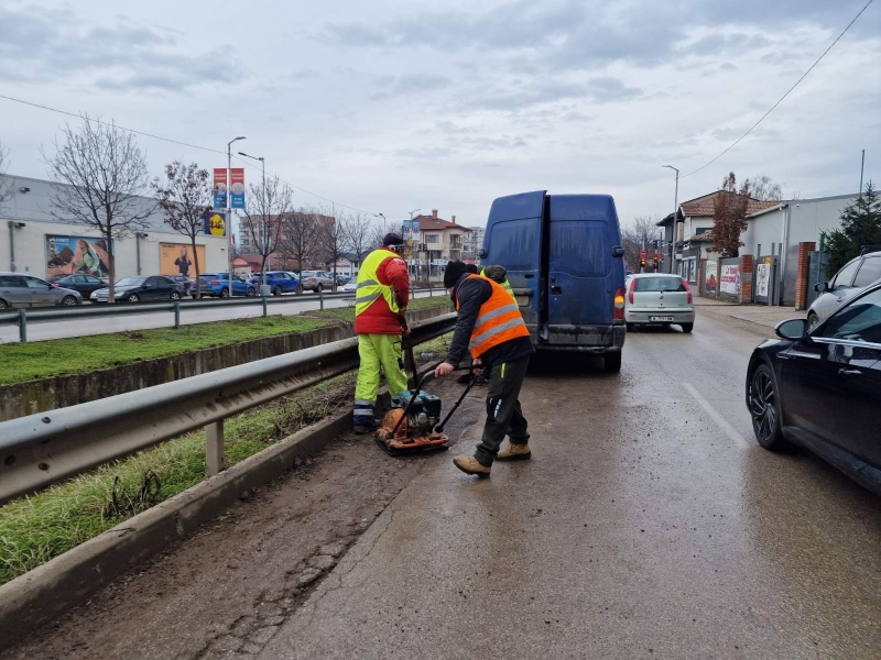 Аварийните екипи на община Монтана започнаха ремонти на нарушени участъци