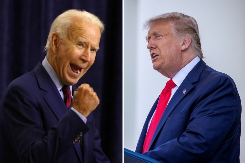 Демократът Джо Байдън води на президента на САЩ Доналд Тръмп