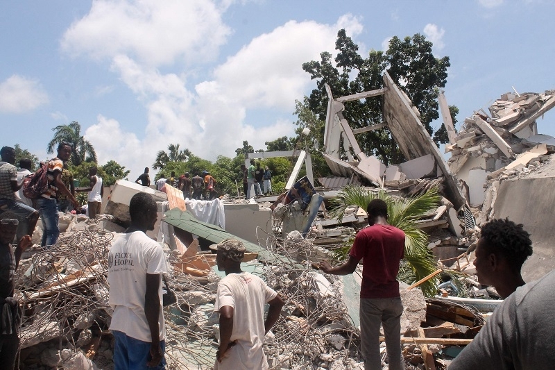 Ново земетресение с магнитуд 5 9 по Рихтер порази снощи района на Хаити
