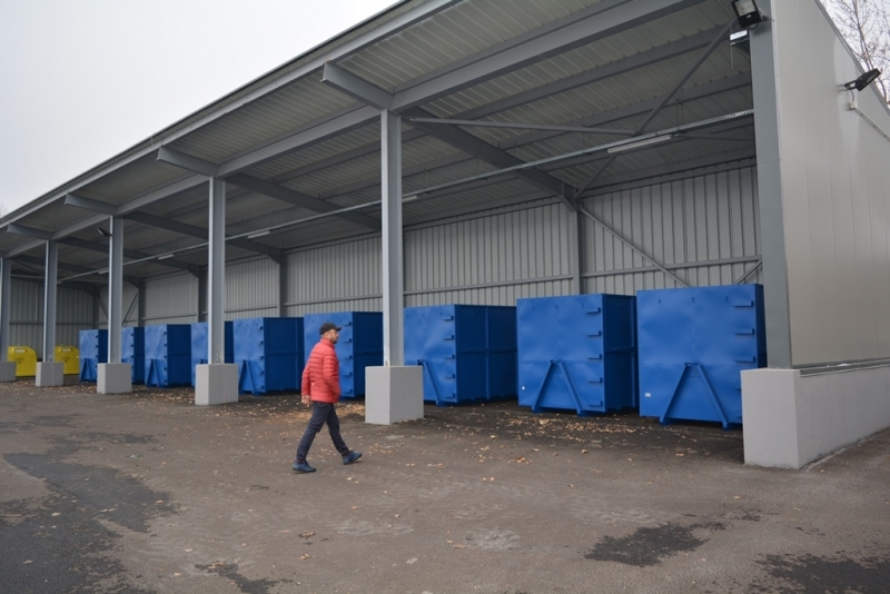 Приключи строителството на площадката за едрогабаритни и опасни отпадъци от