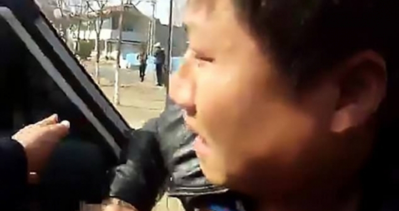 В китайската провинция Шандун водач е избягал от мястото на