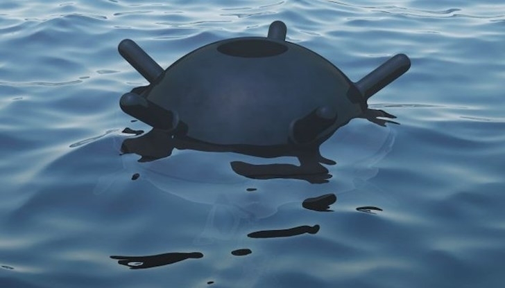 Мина бе открита в Черно море близо до границата с