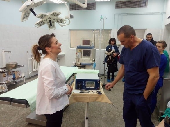 Българо швейцарската търговска камара направи дарение на болницата в Монтана съобщиха