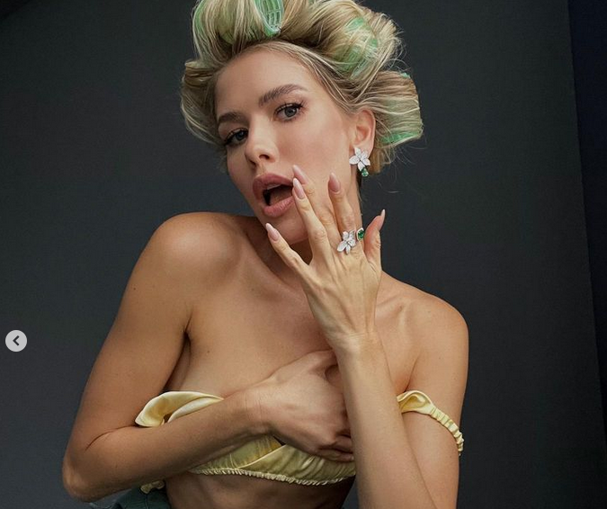 Съпругата на руския бизнесмен милиардера Александър Лебедев моделът Елена Перминова