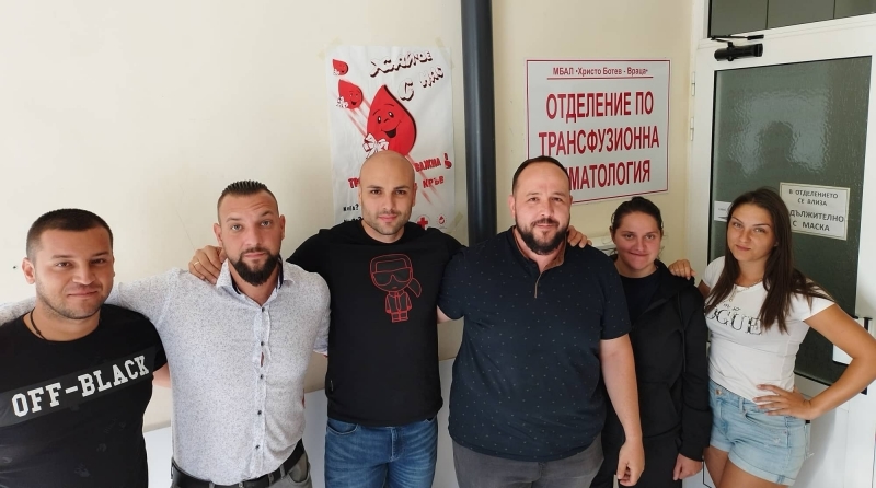 Доброволци от МГЕРБ-Враца стартираха инициатива за кръводаряване под мотото Дари