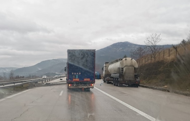 Втори пътен инцидент е станал на автомагистрала Хемус научи агенция