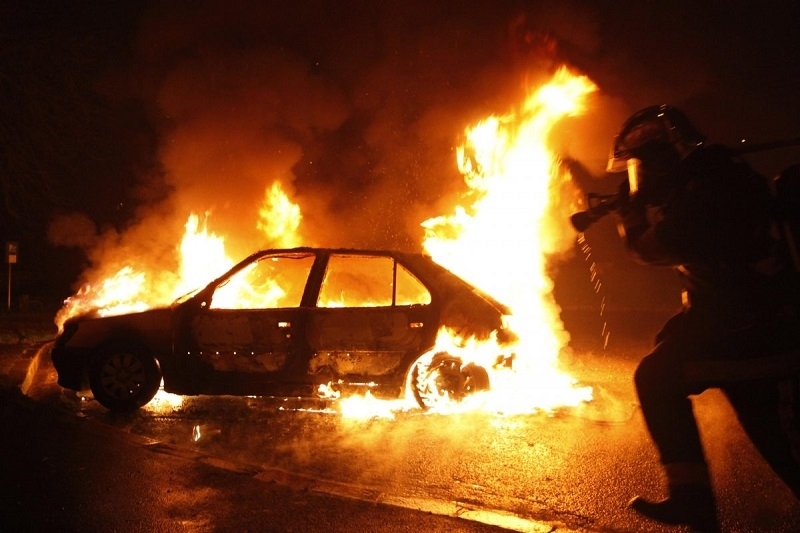 Кола е била запалена във Видин съобщиха от пресцентъра на