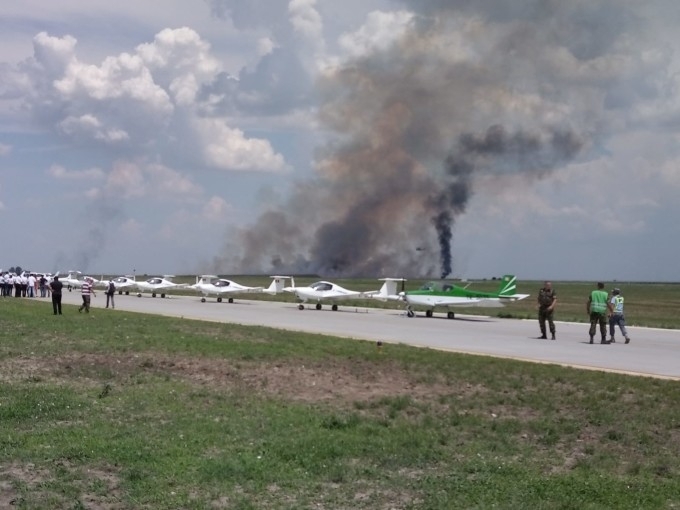 Стар руски изтребител МиГ 21 на румънските ВВС се разби по