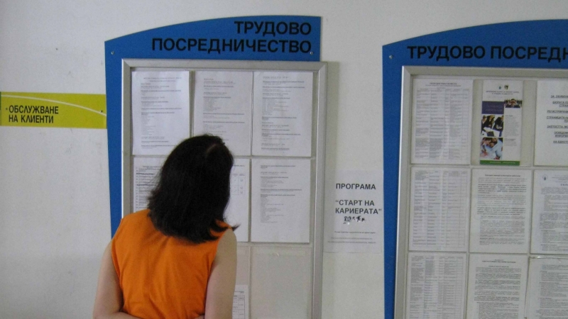 Броят на регистрираните безработни в областите Монтана Враца и Видин