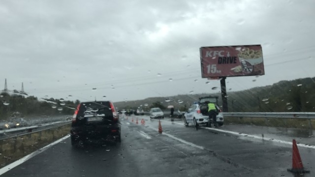 Катастрофа в района на 59 ти километър на автомагистрала Тракия към