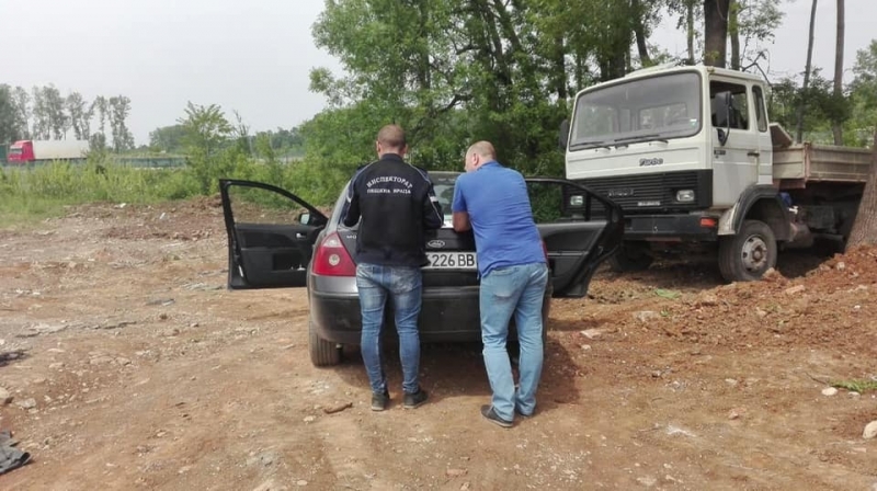 При проверка на Инспектората бе установен водач на товарен автомобил