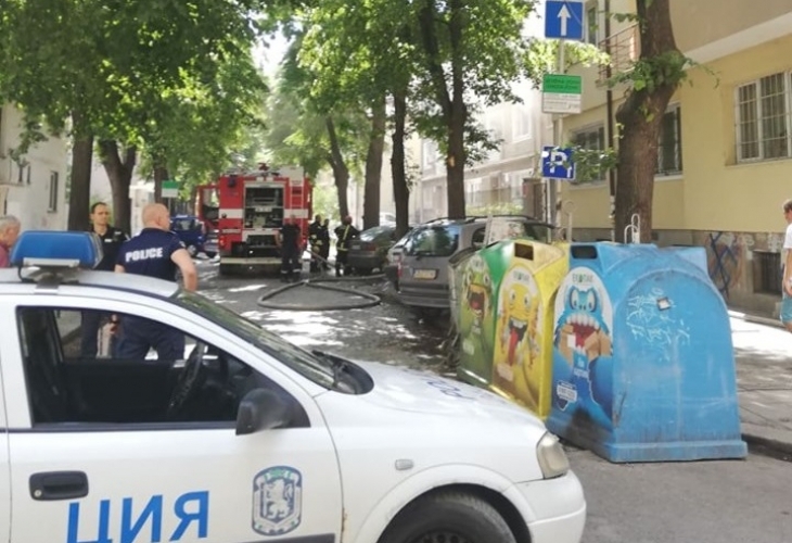 Апартамент се е запалил на улица Екзарх Йосиф в близост