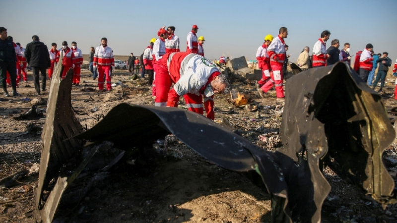 Черните кутии на украинския самолет който се разби в Иран