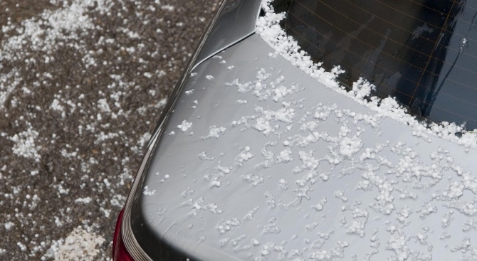 Силна градушка се изсипа над преславското село Кочово Ледените парчета