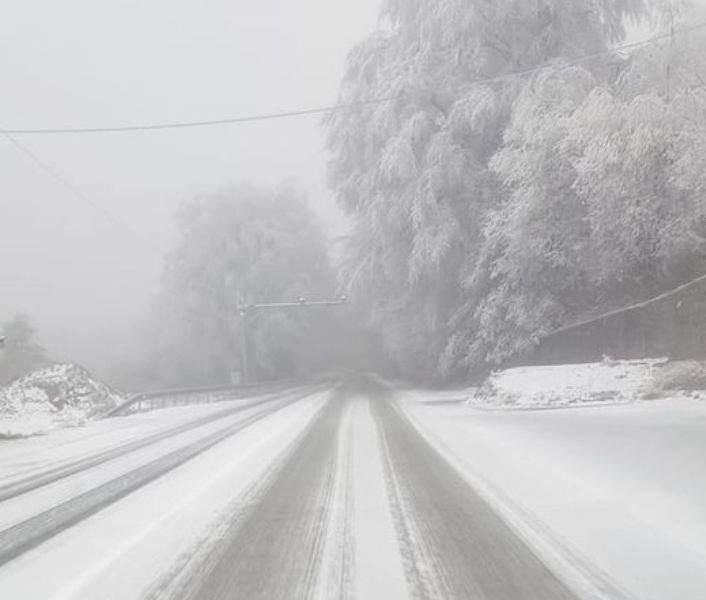 Сняг натрупа на прохода Петрохан научи агенция BulNews Снежната покривка