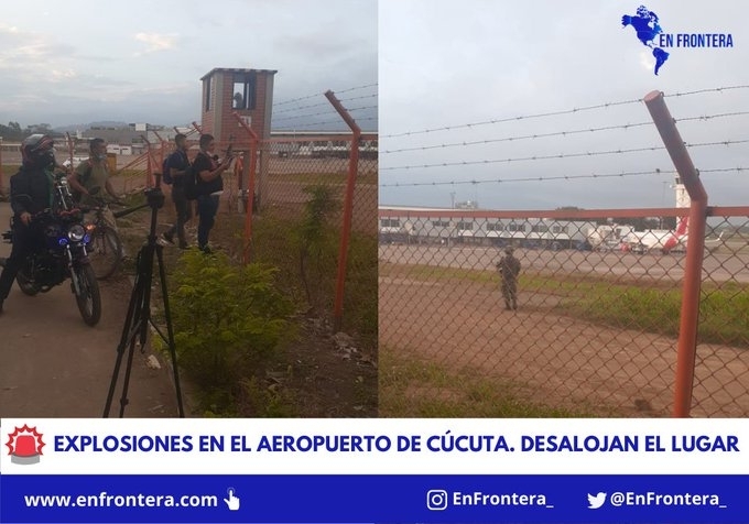 Силна експлозия избухна на международното летище Camilo Daza разположено в