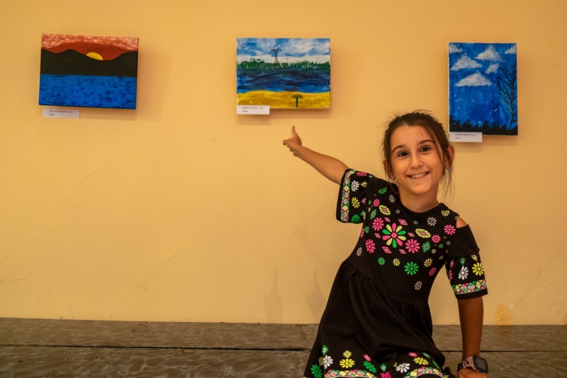 Детски пленер на тема Безкрайно синьо откриха в Оряхово съобщиха