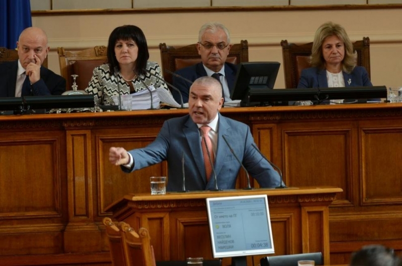 Лидерът на Воля и заместник председател на парламента Веселин Марешки се