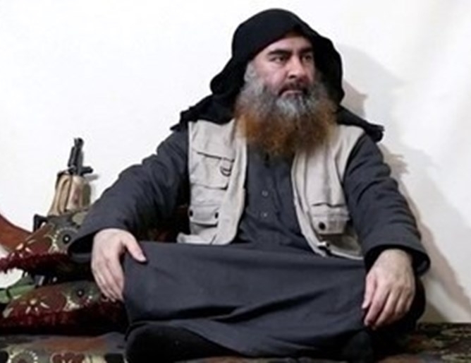 Останките на ликвидирания главатар на терористичната групировка "Ислямска държава" (ИД)