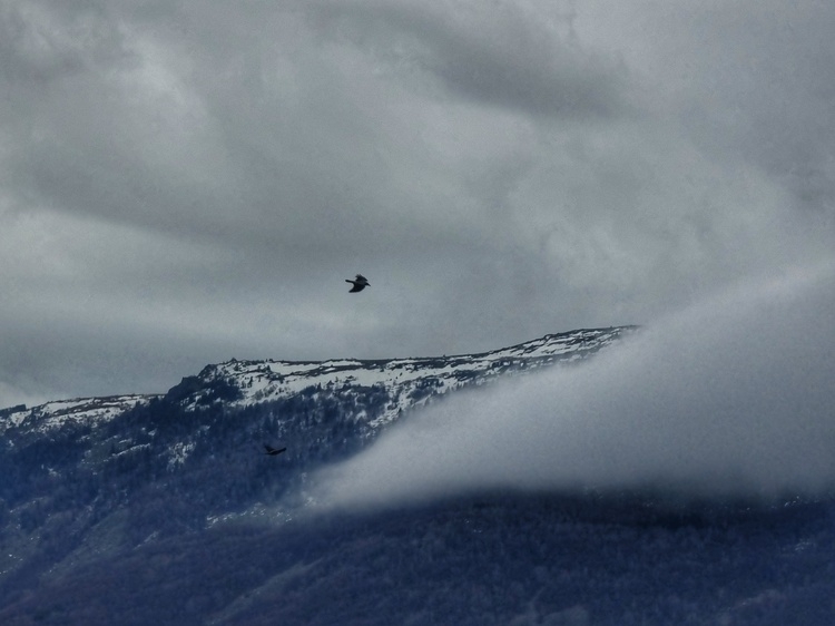 Лоши са атмосферните условия в планините духа силен до ураганен