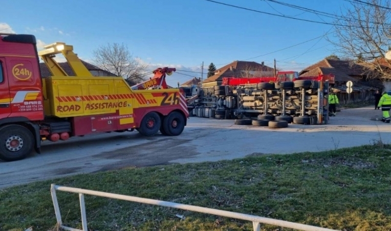 МВР Видин излезе с подробности за катастрофата с цистерна в Брегово Пътният